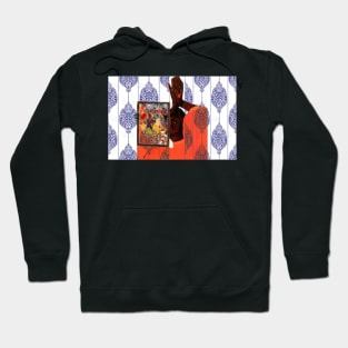 Orange Woman Hoodie